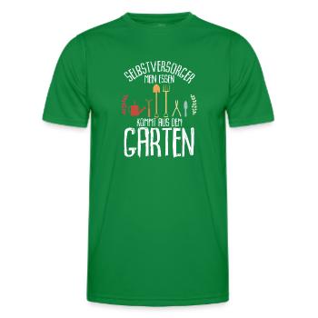 Selbstversorger Gemüse Obst Garten Geschenk für Ho - Männer Funktions-T-Shirt - Kelly Green - Vorne - AI Model Male 178 dark (178cm)