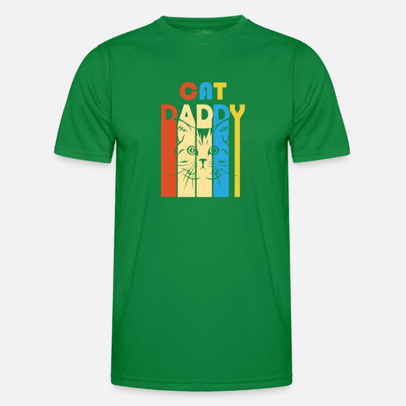 Vintage Daddy CAT Men's Functional T-Shirt