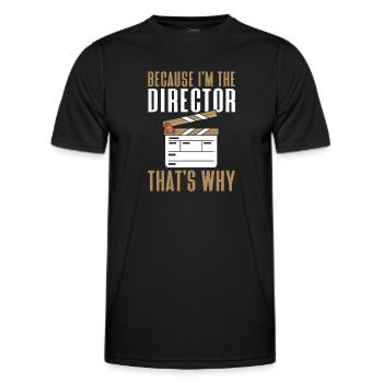 Actress Drama Broadway Musical Theater - Men's Functional T-Shirt - black - Front - AI Model Male 178 dark (178cm)