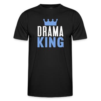 Actress Drama Broadway Musical Theater - Men's Functional T-Shirt - black - Front - AI Model Male 178 dark (178cm)