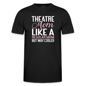 Actress Drama Broadway Musical Theater - Men's Functional T-Shirt - black - Front - AI Model Male 178 dark (178cm)