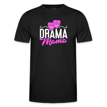 Actress Drama Broadway Musical Theater - Men's Functional T-Shirt - black - Front - AI Model Male 178 dark (178cm)