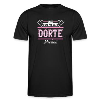 Dörte Geschenkidee Geschenk Geburtstag - Männer Funktions-T-Shirt - Schwarz - Vorne - AI Model Male 178 dark (178cm)