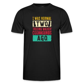 Arboriculture Walker Coonhound - T-shirt sport Homme - noir - Devant - AI Model Male 178 dark (178cm)