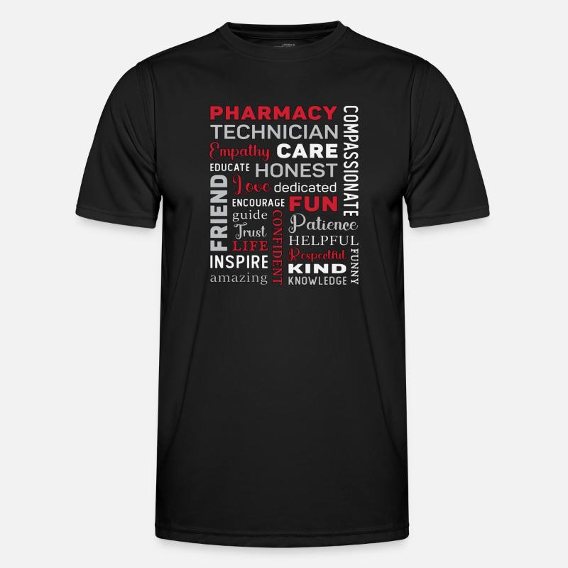 Pharmacy Technician Tech Medicine Pharmacist Quota Men's Functional T-Shirt
