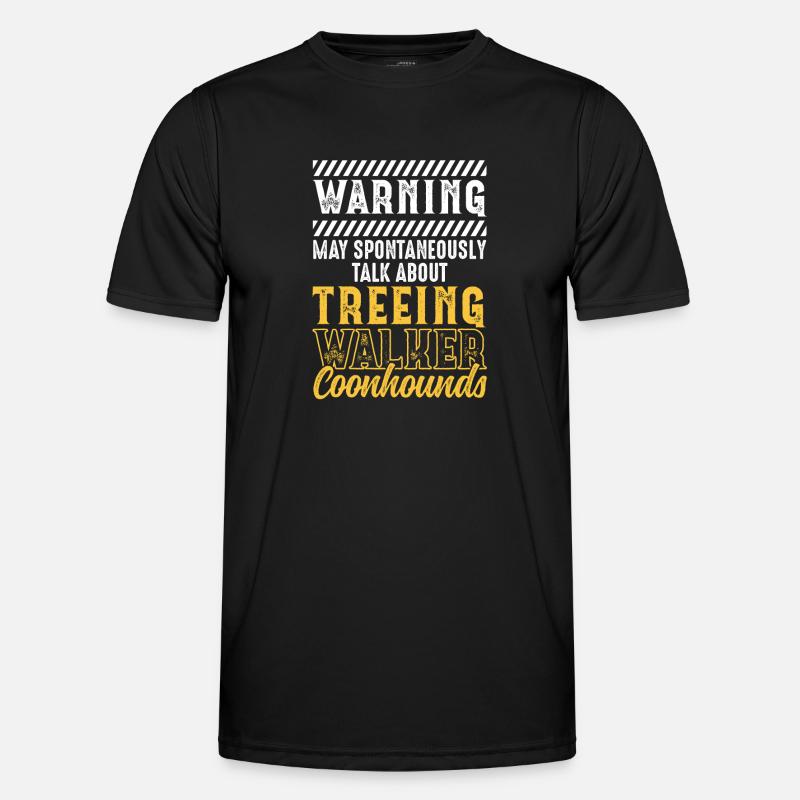 Treeing Walker Coonhound - Men's Functional T-Shirt - black