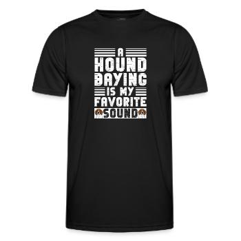 Arboriculture Walker Coonhound - T-shirt sport Homme - noir - Devant - AI Model Male 178 dark (178cm)