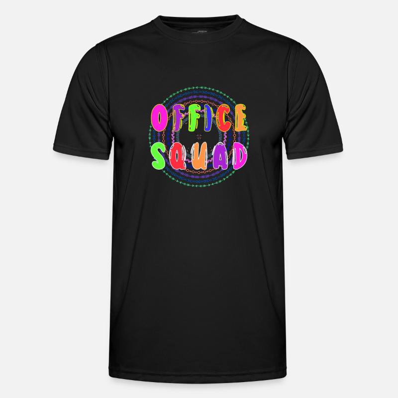 Office Squad Administrative Assistant Appreciation - Men's Functional T-Shirt - black