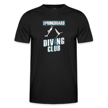 Turmspringen Turmspringer Verein - Männer Funktions-T-Shirt - Schwarz - Vorne - AI Model Male 178 dark (178cm)