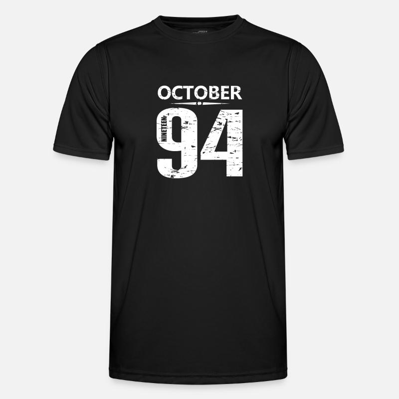 October 1994 Jersey number - Men's Functional T-Shirt - black