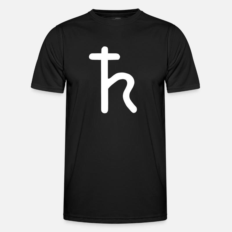 Astrological symbol Saturn - Men's Functional T-Shirt - black