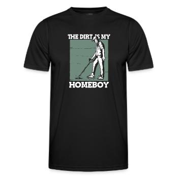 Prospectors Digging Treasure - Men's Functional T-Shirt - black - Front - AI Model Male 178 dark (178cm)