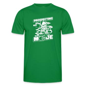 Prospectors Digging Treasure - Men's Functional T-Shirt - kelly green - Front - AI Model Male 178 dark (178cm)