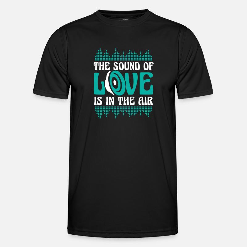 Tontechniker Toningenieur Tontechniker Ehemann - Männer Funktions-T-Shirt - Schwarz