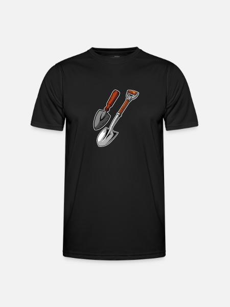 Hobby Gardener Garden - Men's Functional T-Shirt - black