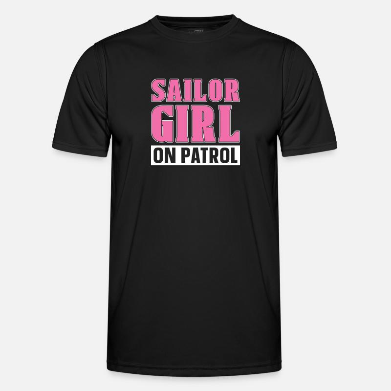 Sailing Sailboat - Men's Functional T-Shirt - black