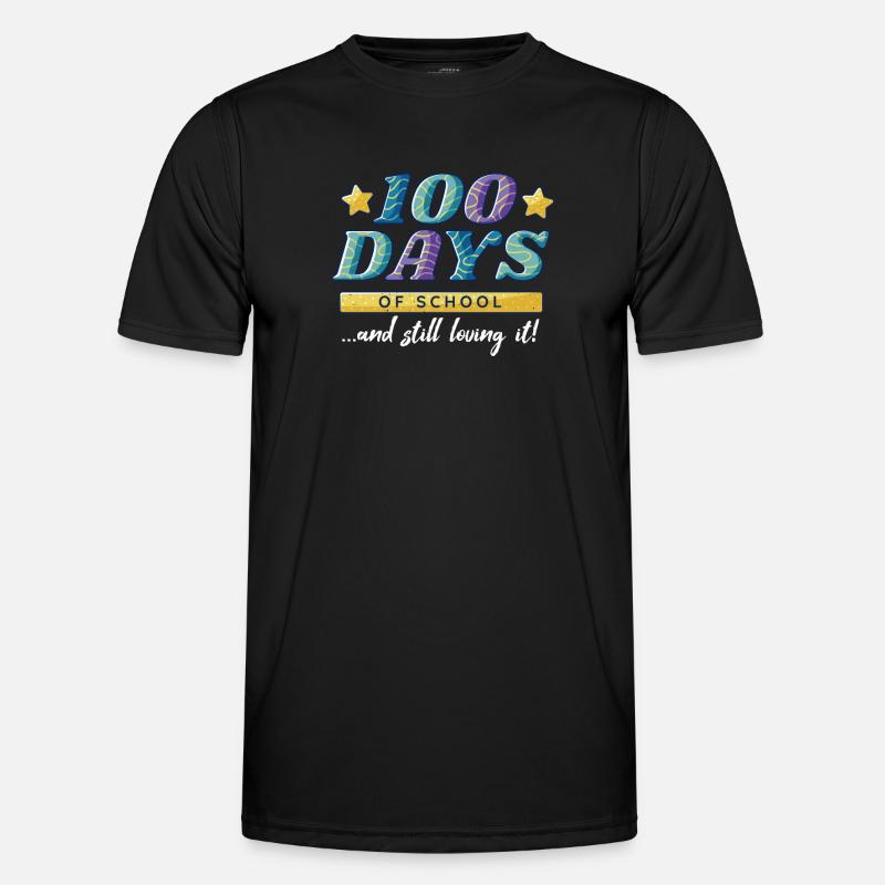 Kunststudent 100. Tag Still Love 100 Tag der Schule Männer Funktions-T-Shirt