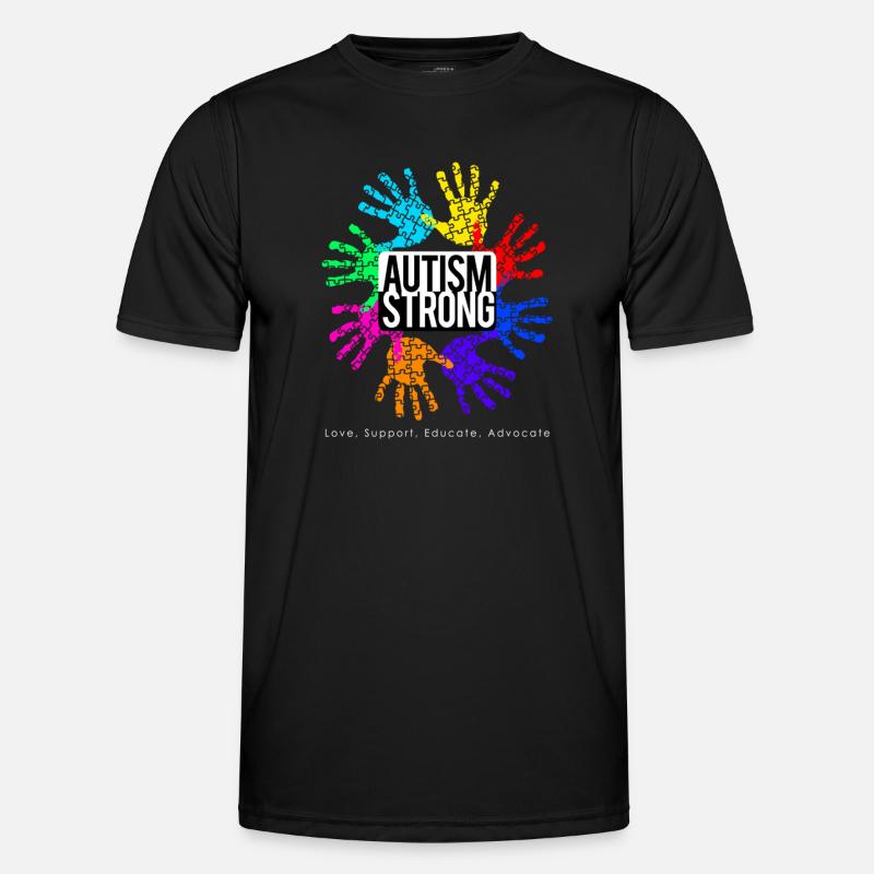 Autism Strong Men's Functional T-Shirt