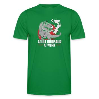 Dinosaurier Erwachsener Dinosaurier - Männer Funktions-T-Shirt - Kelly Green - Vorne - AI Model Male 178 dark (178cm)
