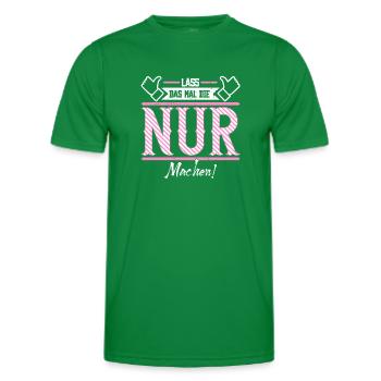 Nur Geschenkidee Geschenk Geburtstag - Männer Funktions-T-Shirt - Kelly Green - Vorne - AI Model Male 178 dark (178cm)