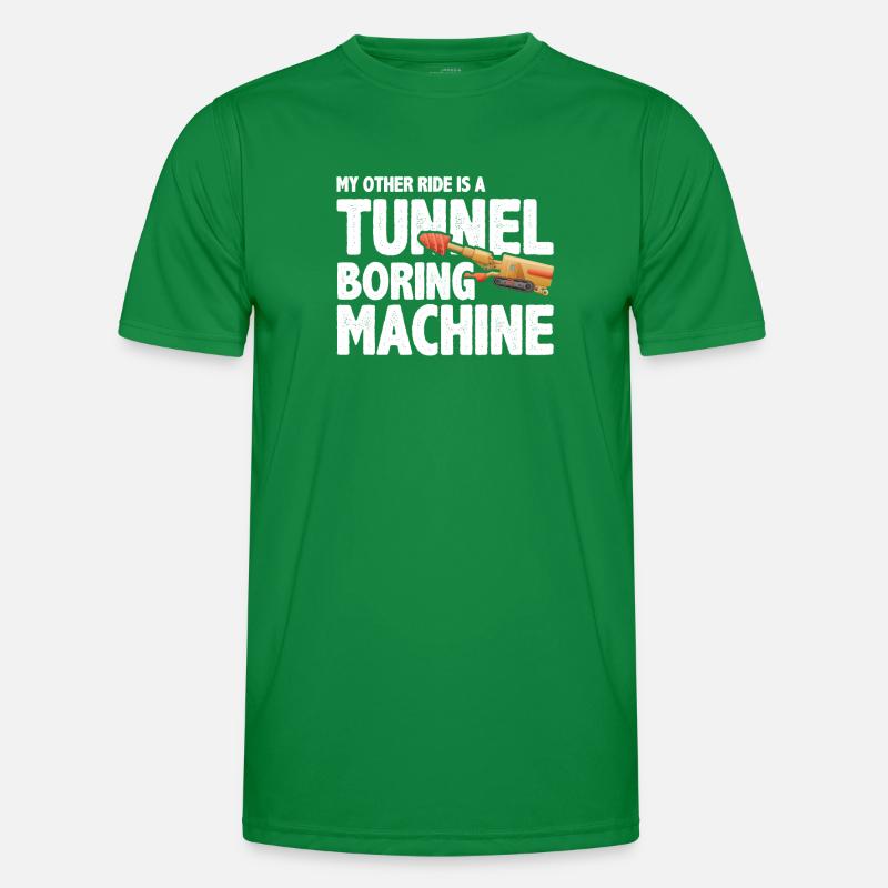 Engineer Tunnel Mining Engineer Men's Functional T-Shirt