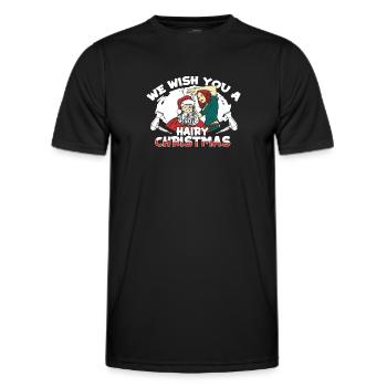Friseur Hairstylist Friseur - Männer Funktions-T-Shirt - Schwarz - Vorne - AI Model Male 178 dark (178cm)