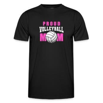 Volleyball Volleyball Player Volleyball Mama - T-shirt sport Homme - noir - Devant - AI Model Male 178 dark (178cm)