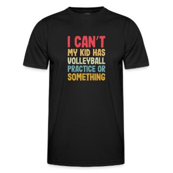 Volleyball Volleyball Player Volleyball Mama - T-shirt sport Homme - noir - Devant - AI Model Male 178 dark (178cm)