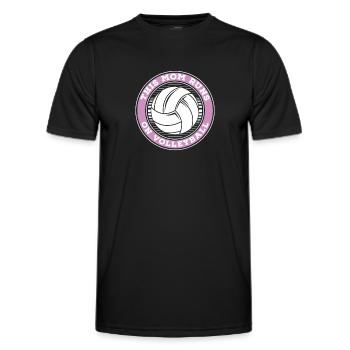 Volleyball Volleyball Player Volleyball Mama - T-shirt sport Homme - noir - Devant - AI Model Male 178 dark (178cm)