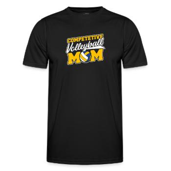 Volleyball Volleyball Player Volleyball Mama - T-shirt sport Homme - noir - Devant - AI Model Male 178 dark (178cm)
