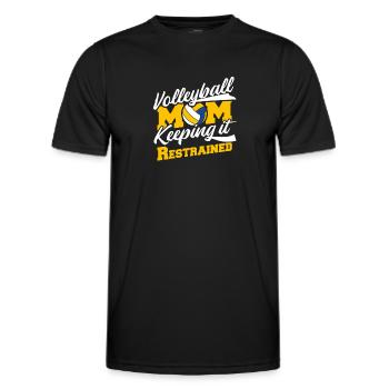 Volleyball Volleyball Player Volleyball Mama - T-shirt sport Homme - noir - Devant - AI Model Male 178 dark (178cm)