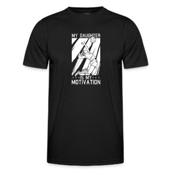 Volleyball Volleyball Player Volleyball Mama - T-shirt sport Homme - noir - Devant - AI Model Male 178 dark (178cm)