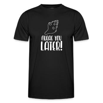 Biology Biologist Children Biology - Men's Functional T-Shirt - black - Front - AI Model Male 178 dark (178cm)