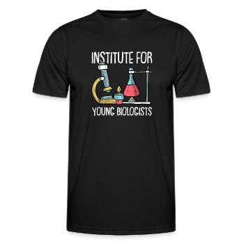 Biologie Biologe Kinder Biologie - Männer Funktions-T-Shirt - Schwarz - Vorne - AI Model Male 178 dark (178cm)