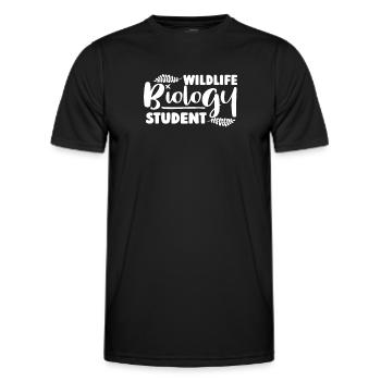 Biologie Biologe Kinder Biologie - Männer Funktions-T-Shirt - Schwarz - Vorne - AI Model Male 178 dark (178cm)