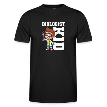 Biologie Biologe Kinder Biologie - Männer Funktions-T-Shirt - Schwarz - Vorne - AI Model Male 178 dark (178cm)