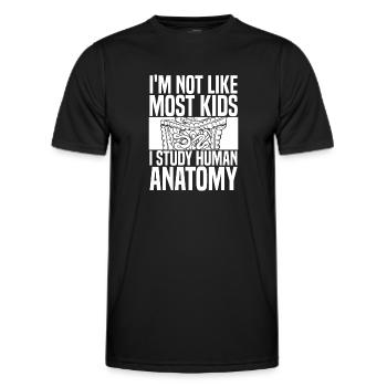 Biologie Biologe Kinder Biologie - Männer Funktions-T-Shirt - Schwarz - Vorne - AI Model Male 178 dark (178cm)