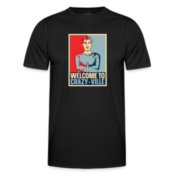 Infirmier - T-shirt sport Homme - noir - Devant - AI Model Male 178 dark (178cm)