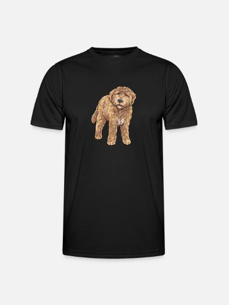 Goldendoodle Dog Gift - Men's Functional T-Shirt - black