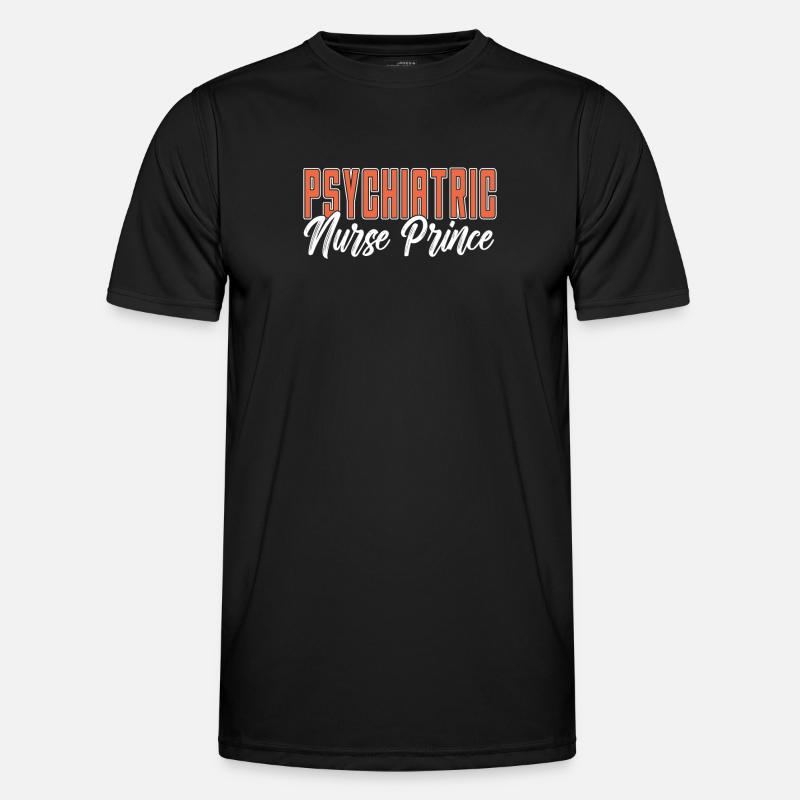 Krankenschwester - Männer Funktions-T-Shirt - Schwarz