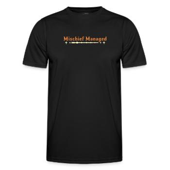 100e jour méfait magique heureux 100 jours d’école - T-shirt sport Homme - noir - Devant - AI Model Male 178 dark (178cm)