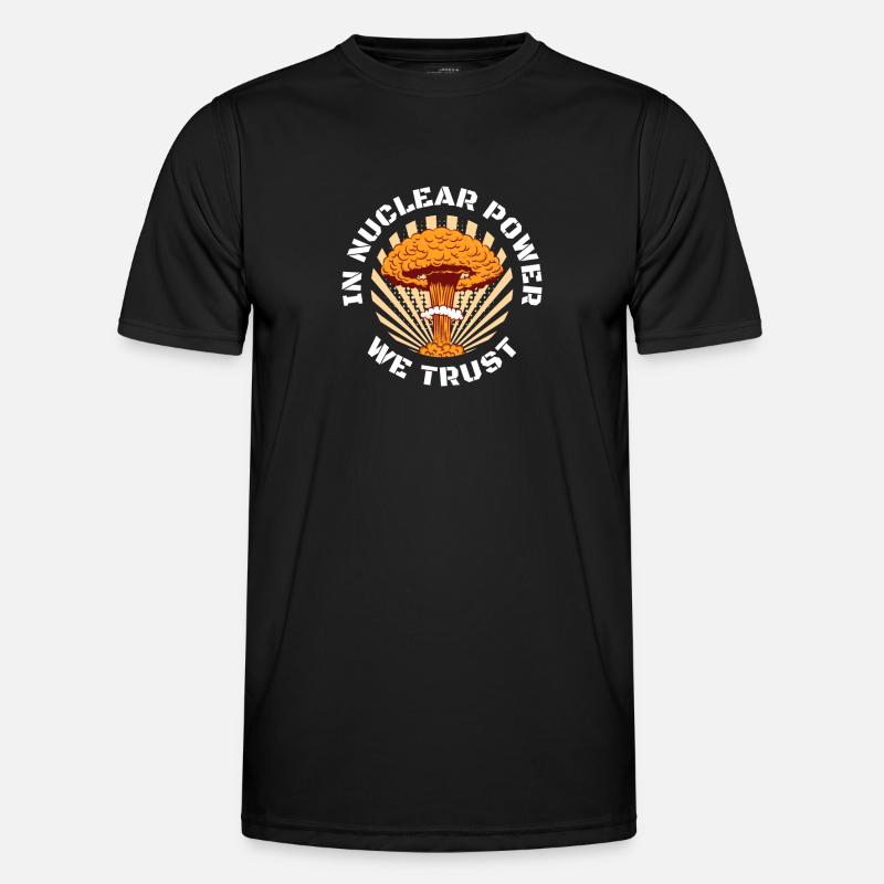 Physik Phyiker Kernphysik - Männer Funktions-T-Shirt - Schwarz