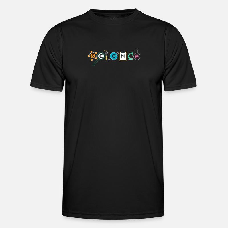 Physics Phyiker Nuclear Physics - Men's Functional T-Shirt - black