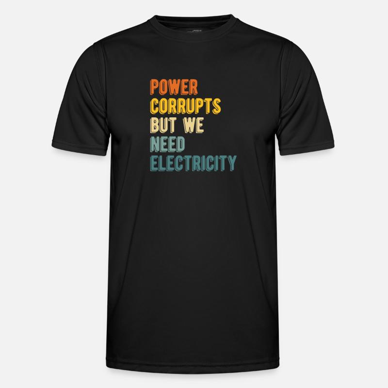 Physics Phyiker Nuclear Physics - Men's Functional T-Shirt - black