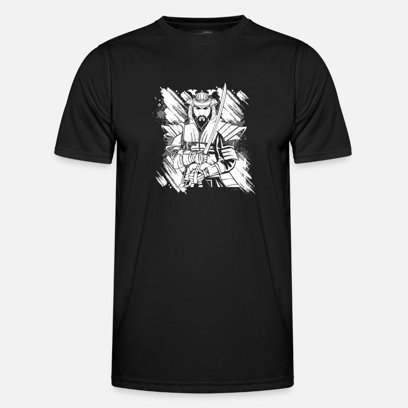 Japanese Samurai Warrior - Men's Functional T-Shirt - black