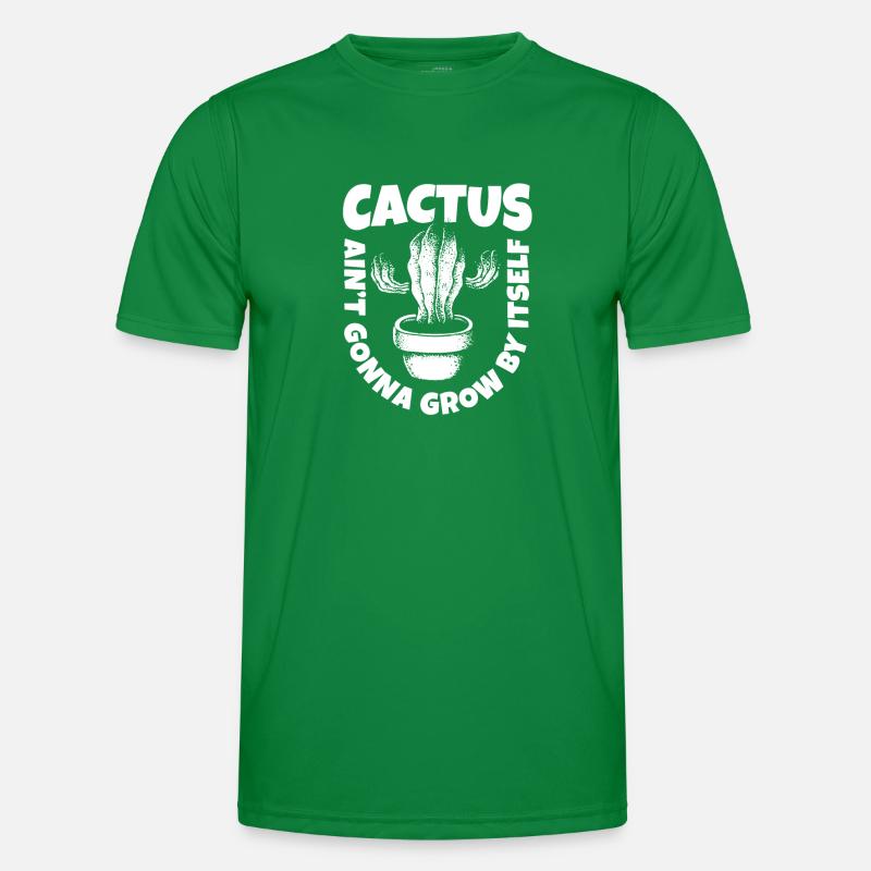 Kaktus Garten Männer Funktions-T-Shirt