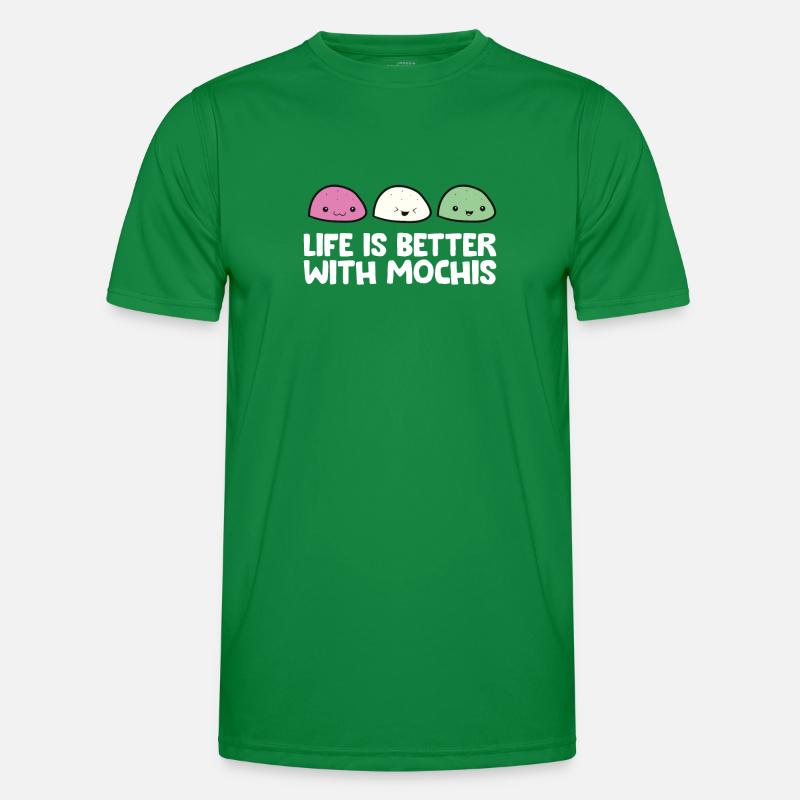 Das Leben ist besser mit Mochis Männer Funktions-T-Shirt