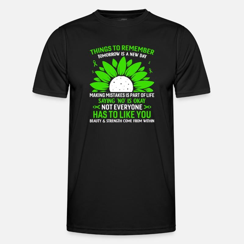 Things To Remember Tomorrow - Männer Funktions-T-Shirt - Schwarz