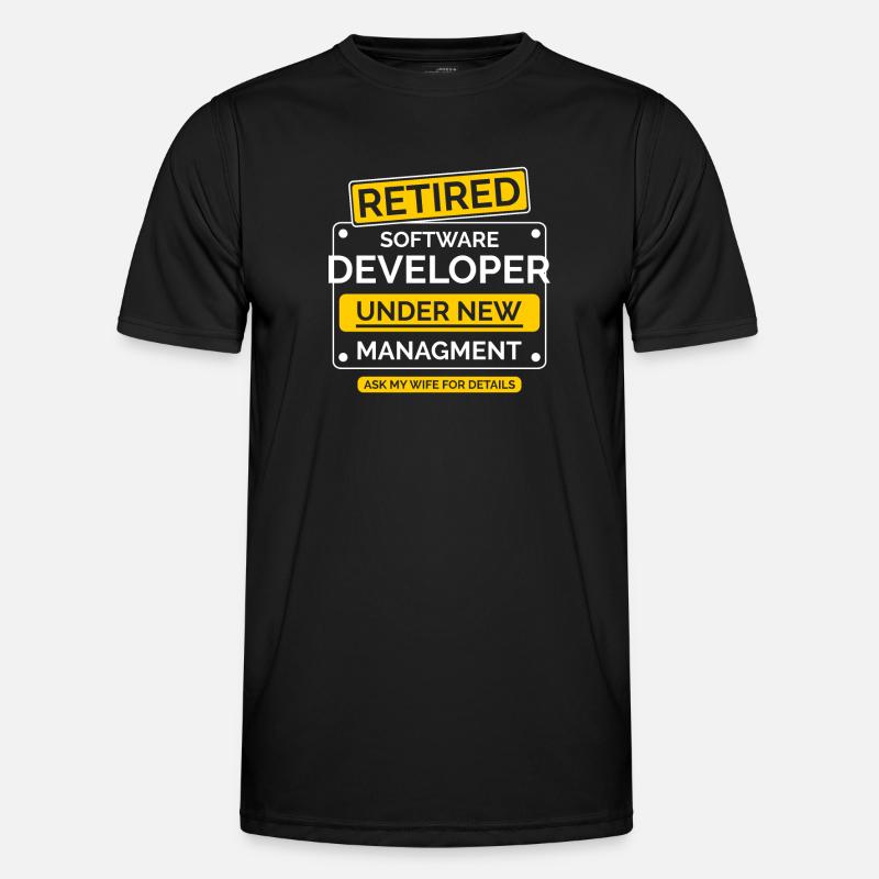 Software Developer Retirement Men's Functional T-Shirt