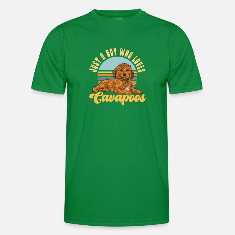 Cavapoo Cavoodle Capoodle Dog Men's Functional T-Shirt